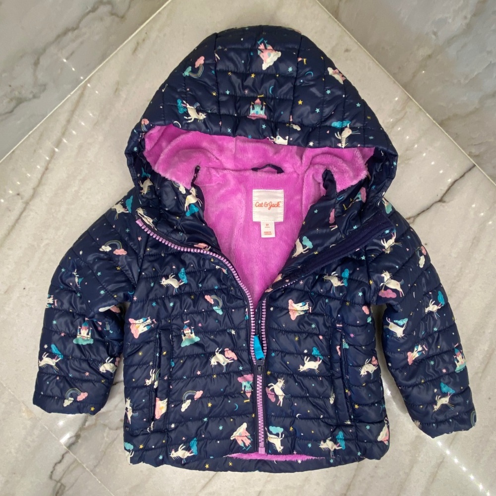 Size 2t Girls Unicorn Jacket